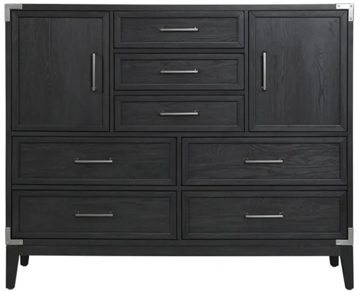 | Laguna 7 Drawer Chest | Weathered Steel