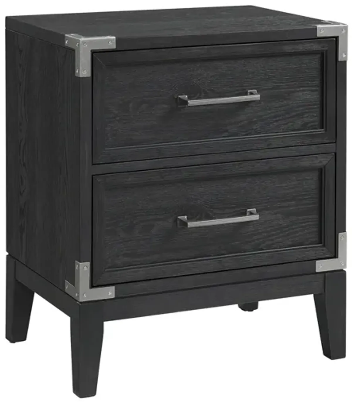 | Laguna Nightstand | Weathered Steel