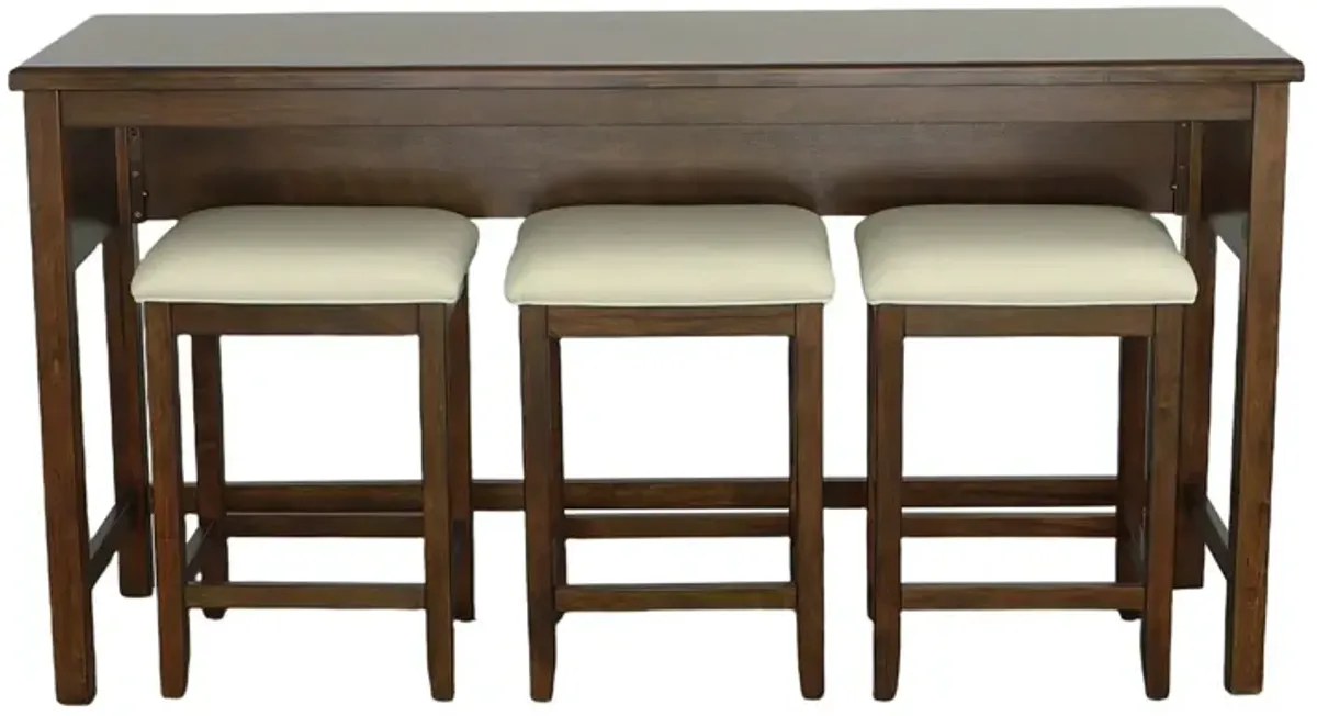 | Barstow 4 Piece Bar Dining Set | Thoroughbred