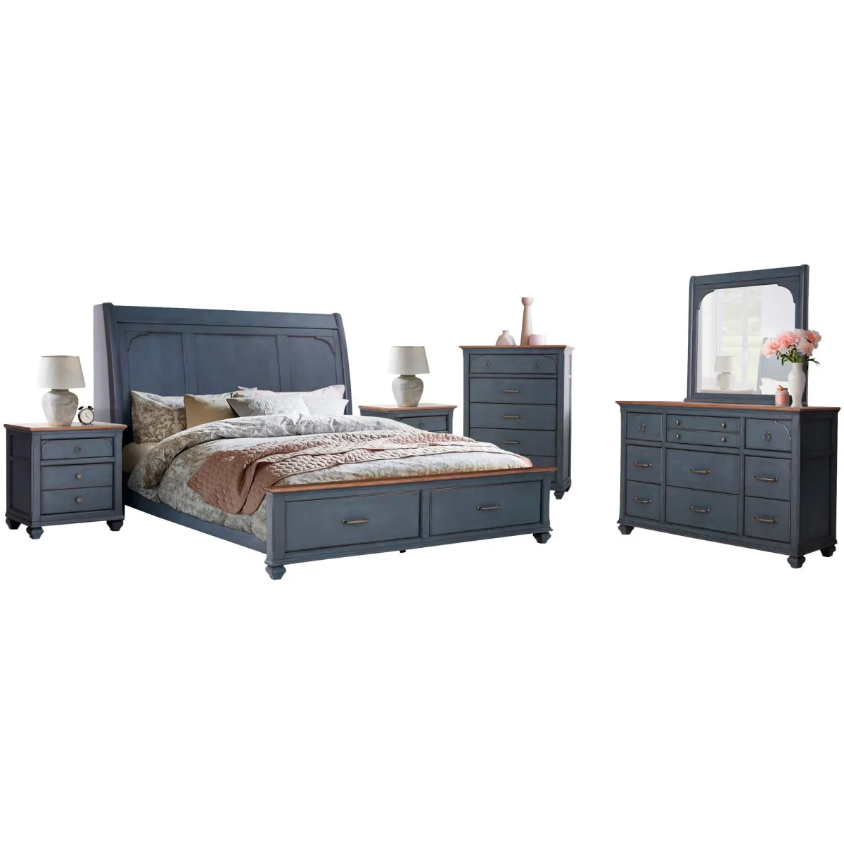 Americana 4 Piece Room Group