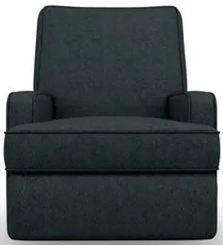 Kersey Dark Slate Swivel Glide Recliner Chair