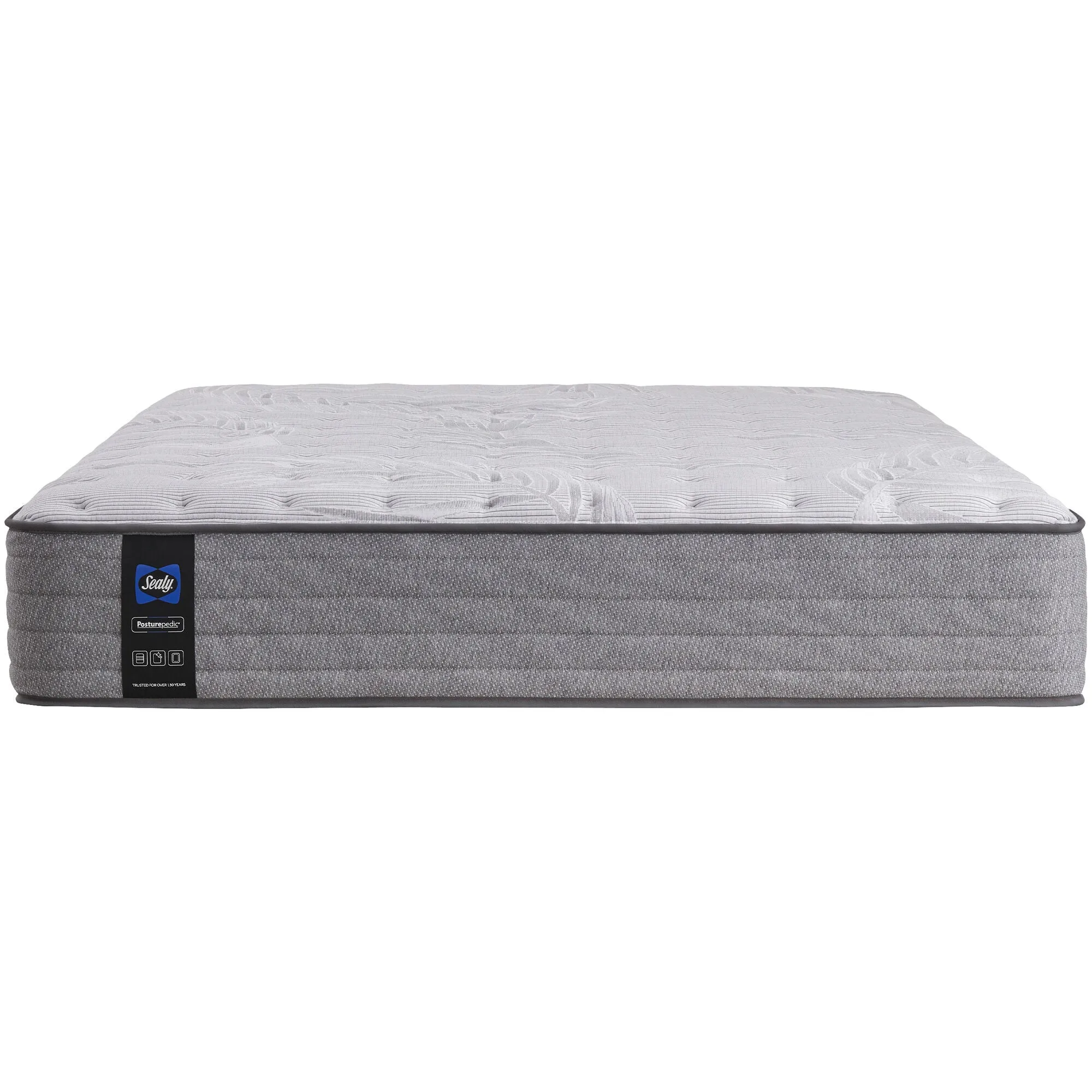 Sealy | King Posturepedic Silver Pine Medium Mattress | Gray