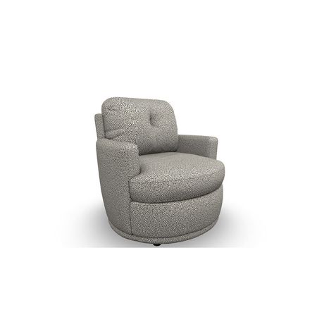 Brodi Charcoal Swivel Accent Chair