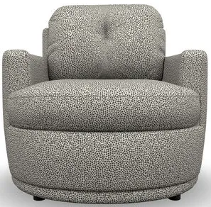 Brodi Charcoal Swivel Accent Chair