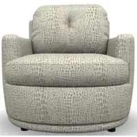 Brodi Ivory Swivel Accent Chair
