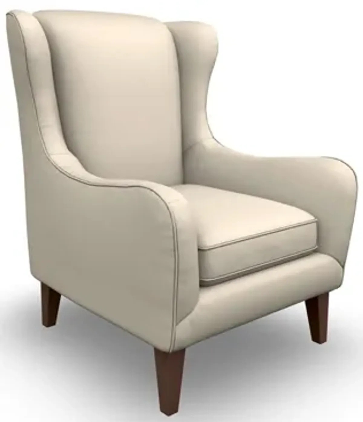 | Lorette Wingback Accent Chair | Ecru