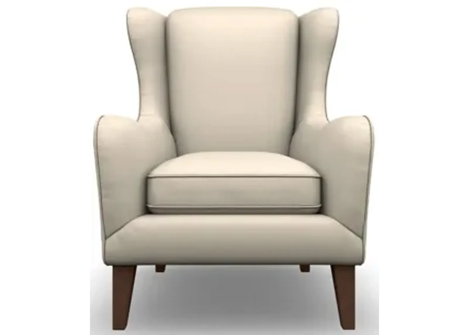 | Lorette Wingback Accent Chair | Ecru