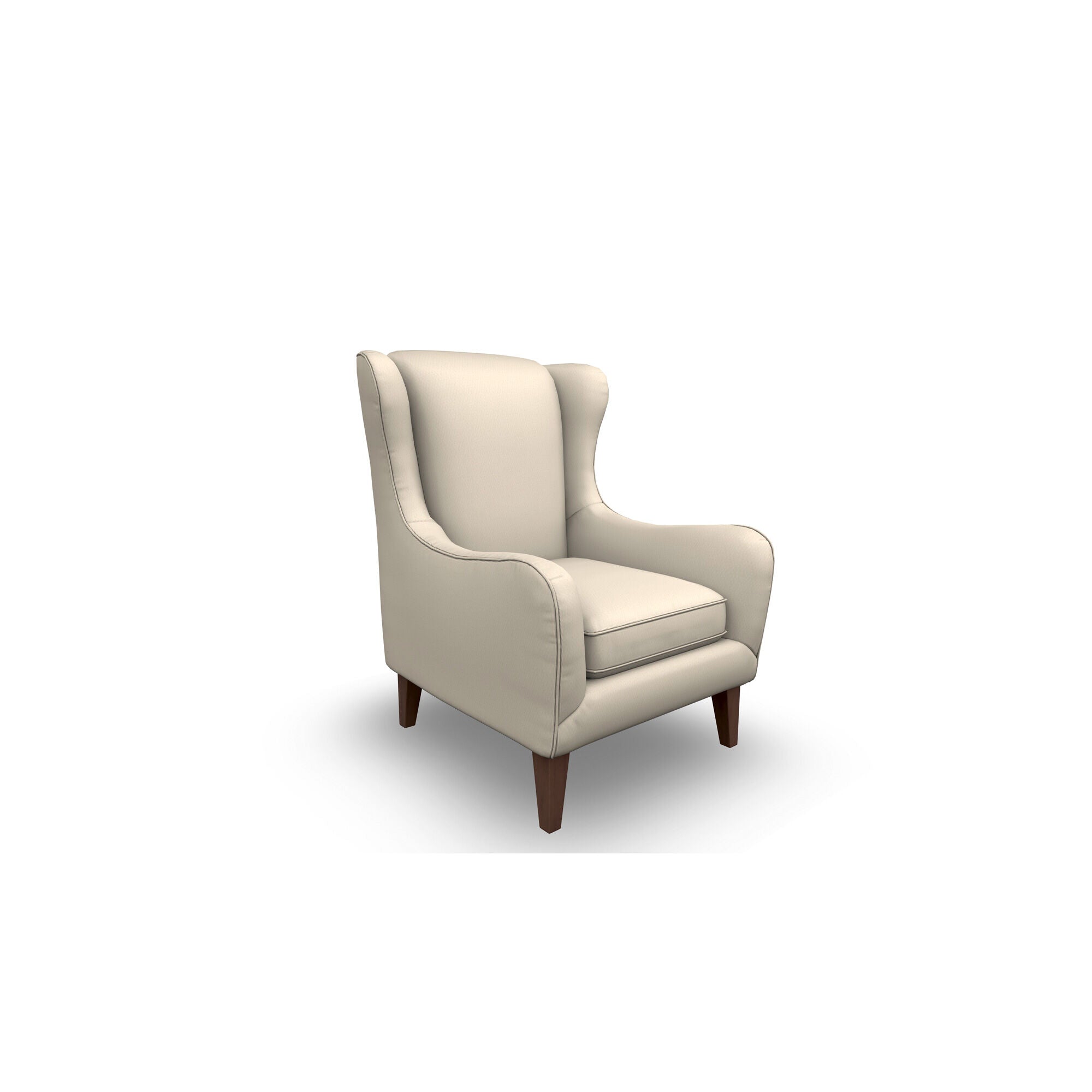 Best Home Furnishings | Lorette Wingback Accent Chair | Wheat