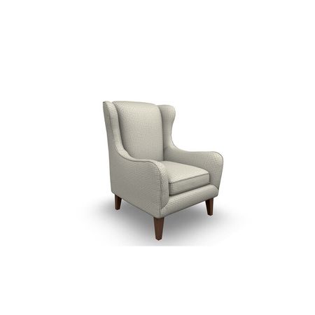 Lorette Graphite Wingback Accent Chair