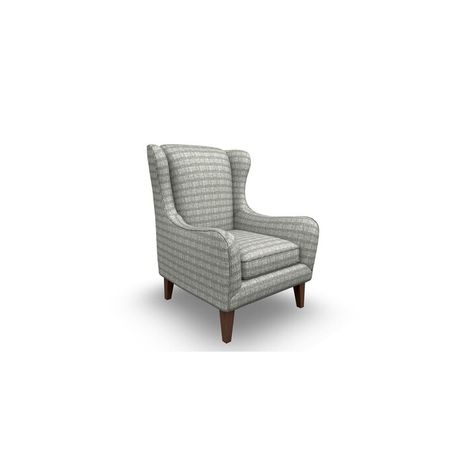 Lorette Driftwood Wingback Accent Chair