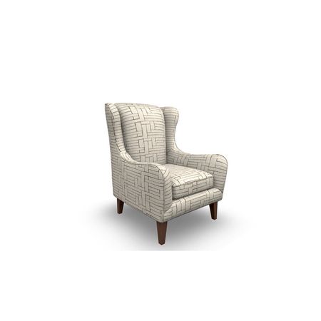 Lorette Cream Wingback Accent Chair