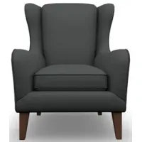 Lorette Cobalt Wingback Accent Chair