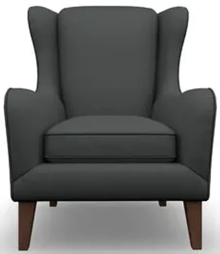 Lorette Cobalt Wingback Accent Chair
