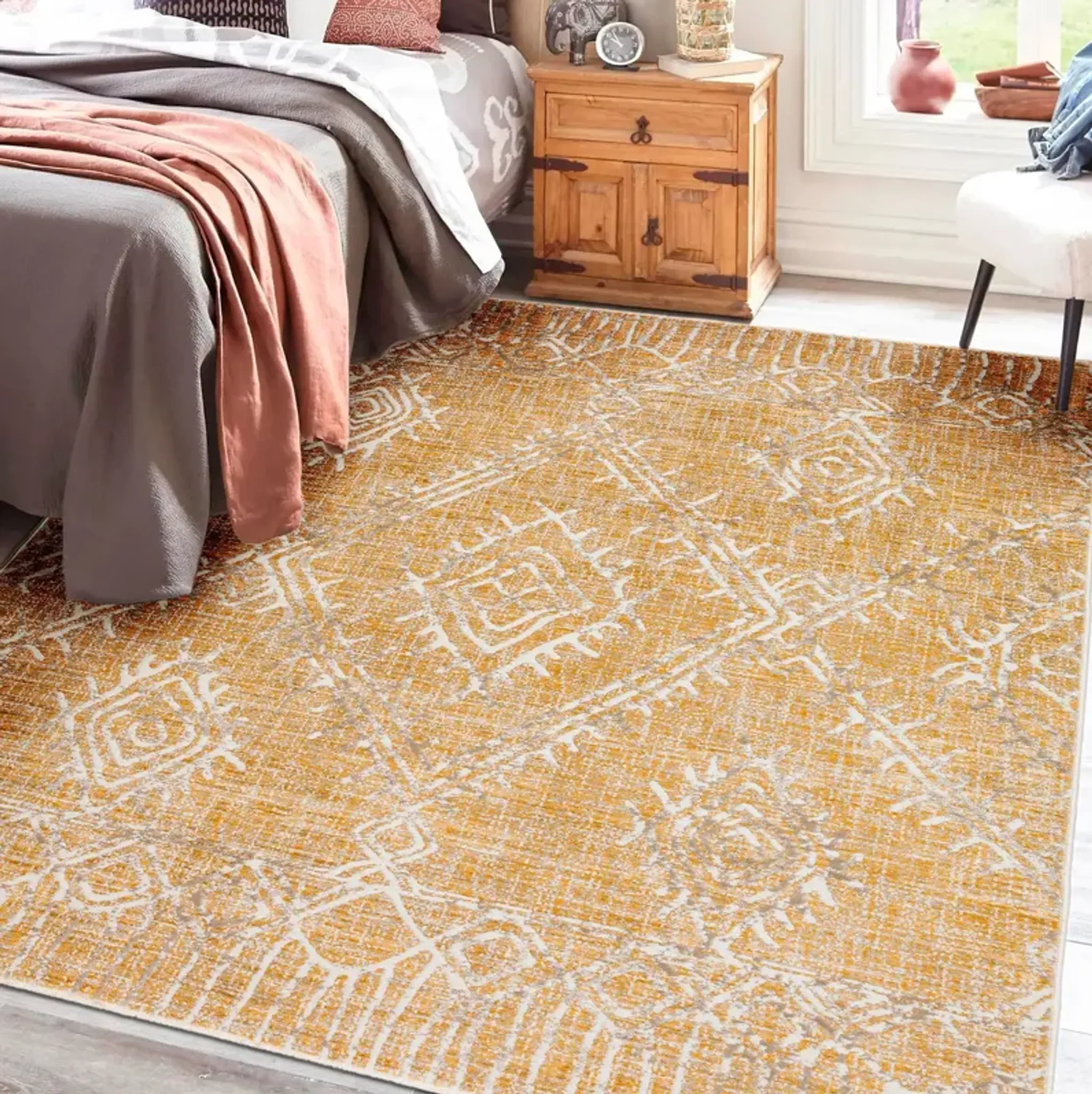 Izmir Gold 8x10 Area Rug Slumberland Furniture | Furniture.com