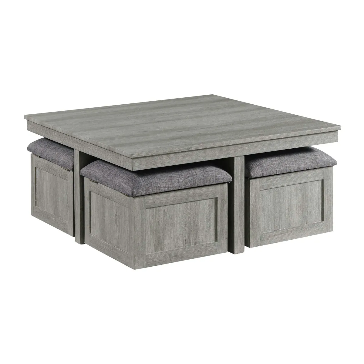 Uster Coffee Table With 4 Stools