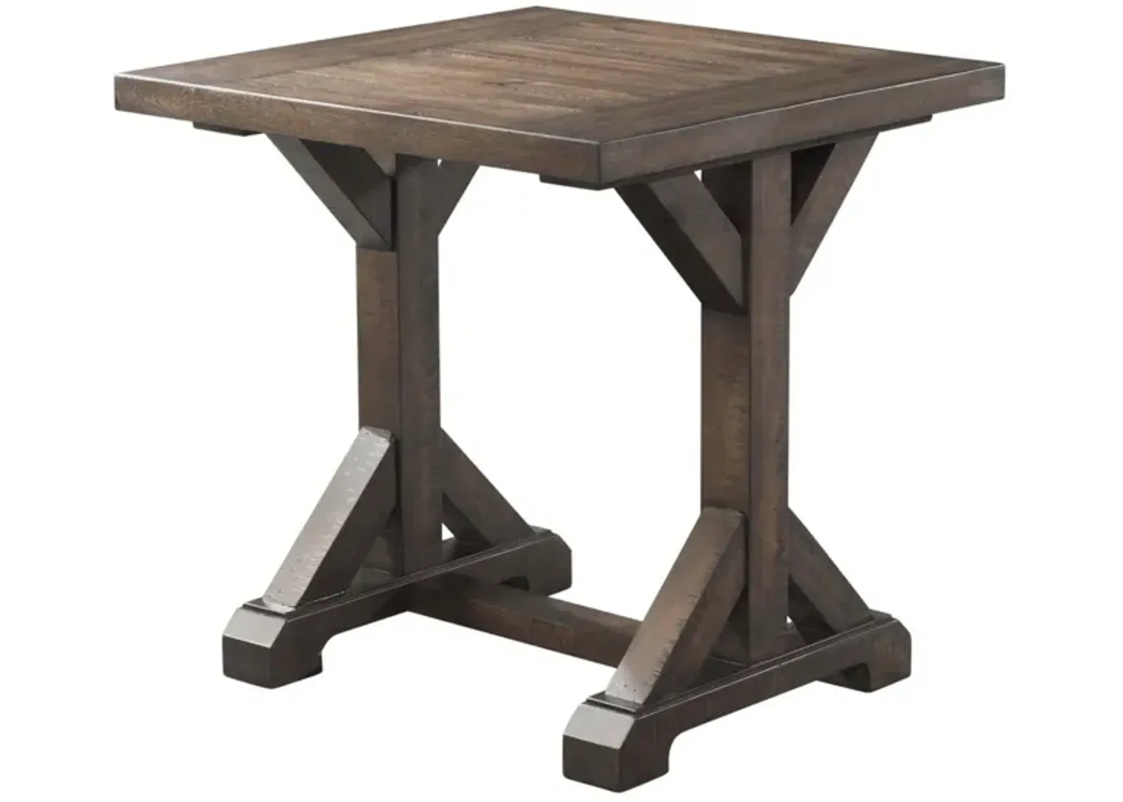 | Finn Trestle End Table | Walnut