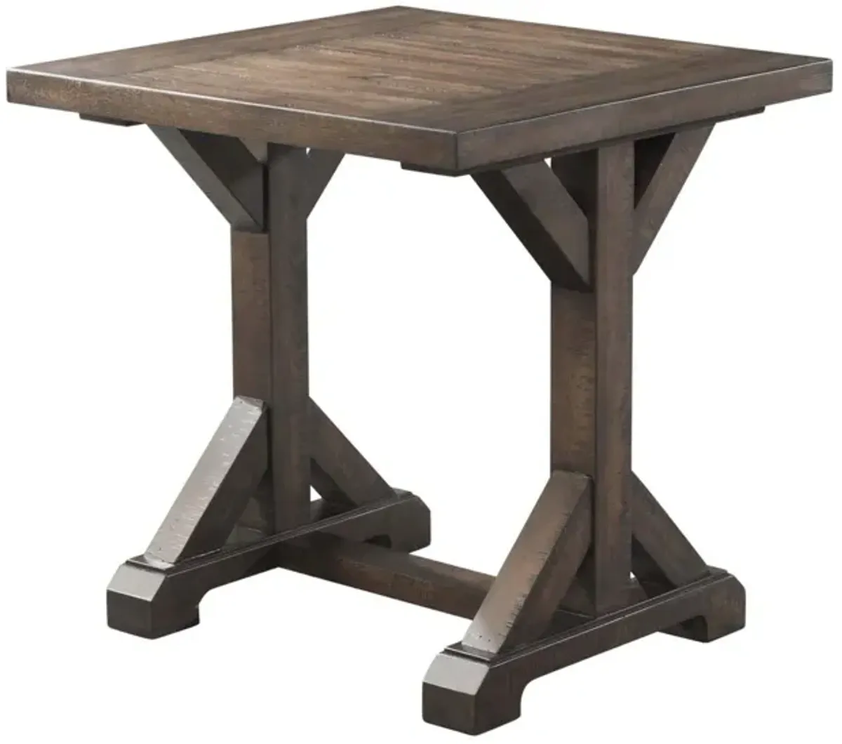 | Finn Trestle End Table | Walnut