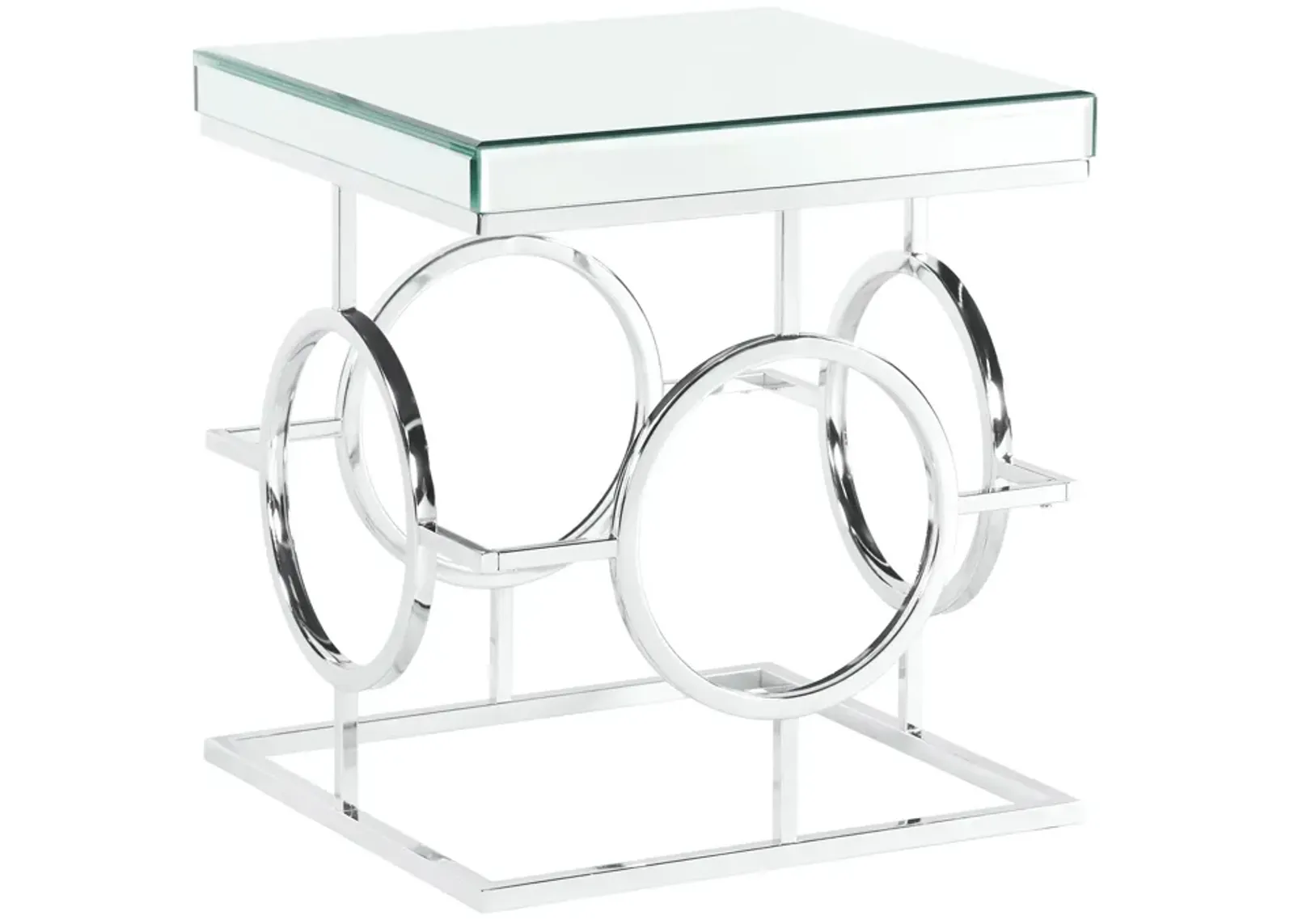 | Pearl End Table | Chrome