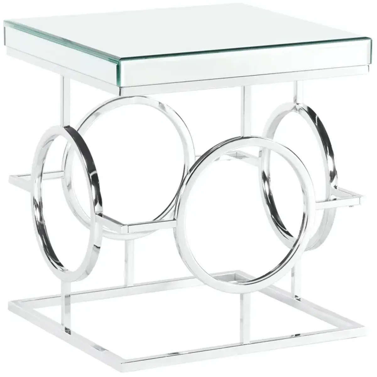 | Pearl End Table | Chrome