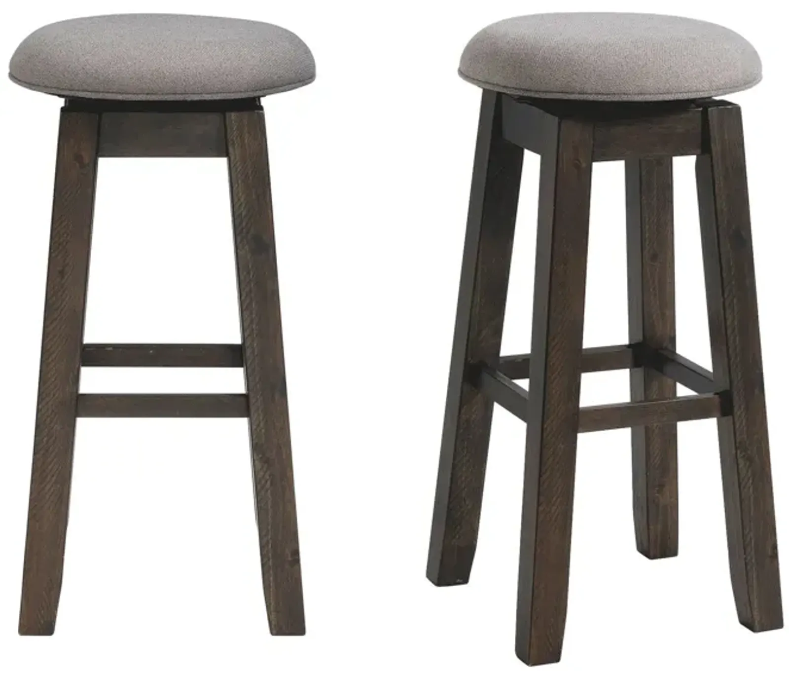 | Morrison Backless Swivel Bar Stool | Smokey Walnut