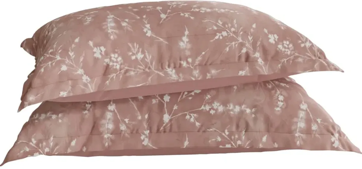 Flower Press Tencel Pillow Shams