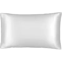Silk White King Pillowcase