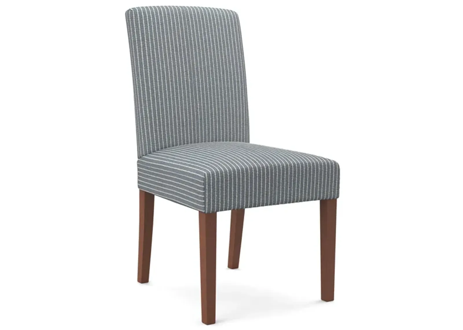 | Myer Upholstered Side Chair | Denim Stripe