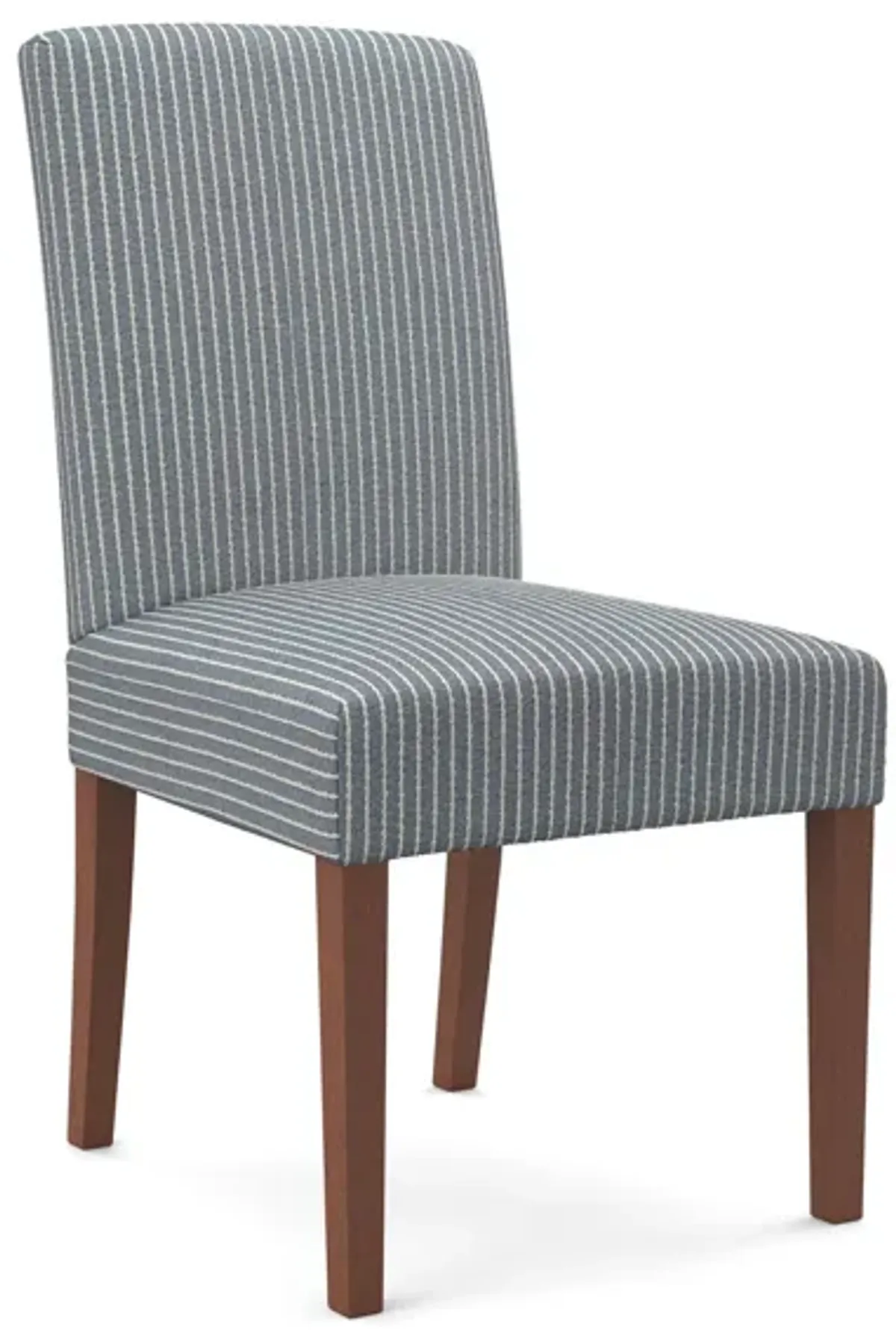 | Myer Upholstered Side Chair | Denim Stripe