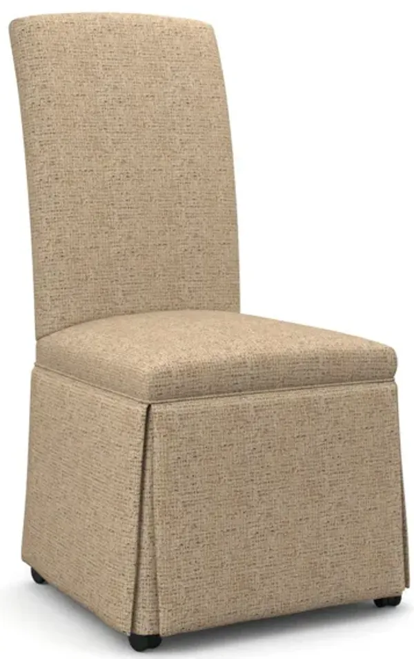 Best Home Furnishings Hazel Skirted Caster Side Chair
