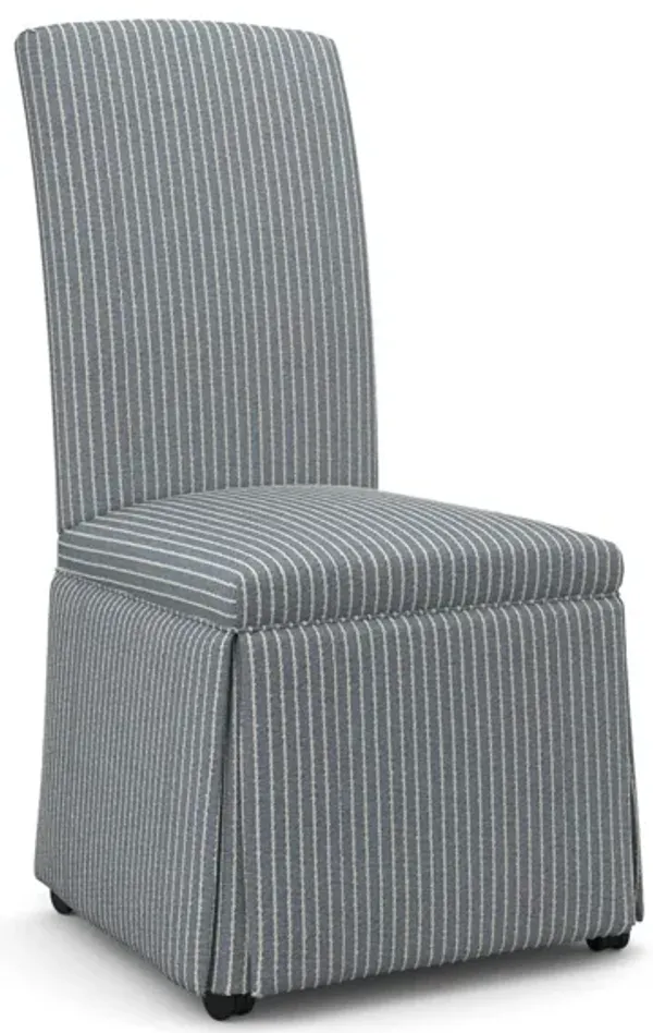 Best Home Furnishings Hazel Skirted Caster Side Chair