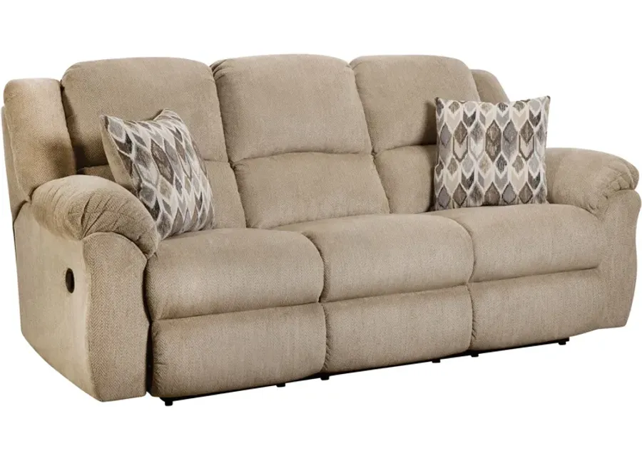 HomeStretch Furniture | Newport Reclining Sofa | Fawn