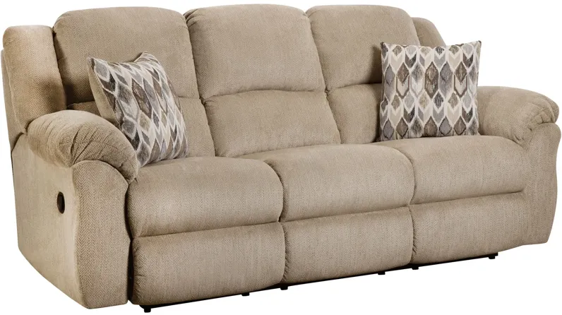 HomeStretch Furniture | Newport Reclining Sofa | Fawn