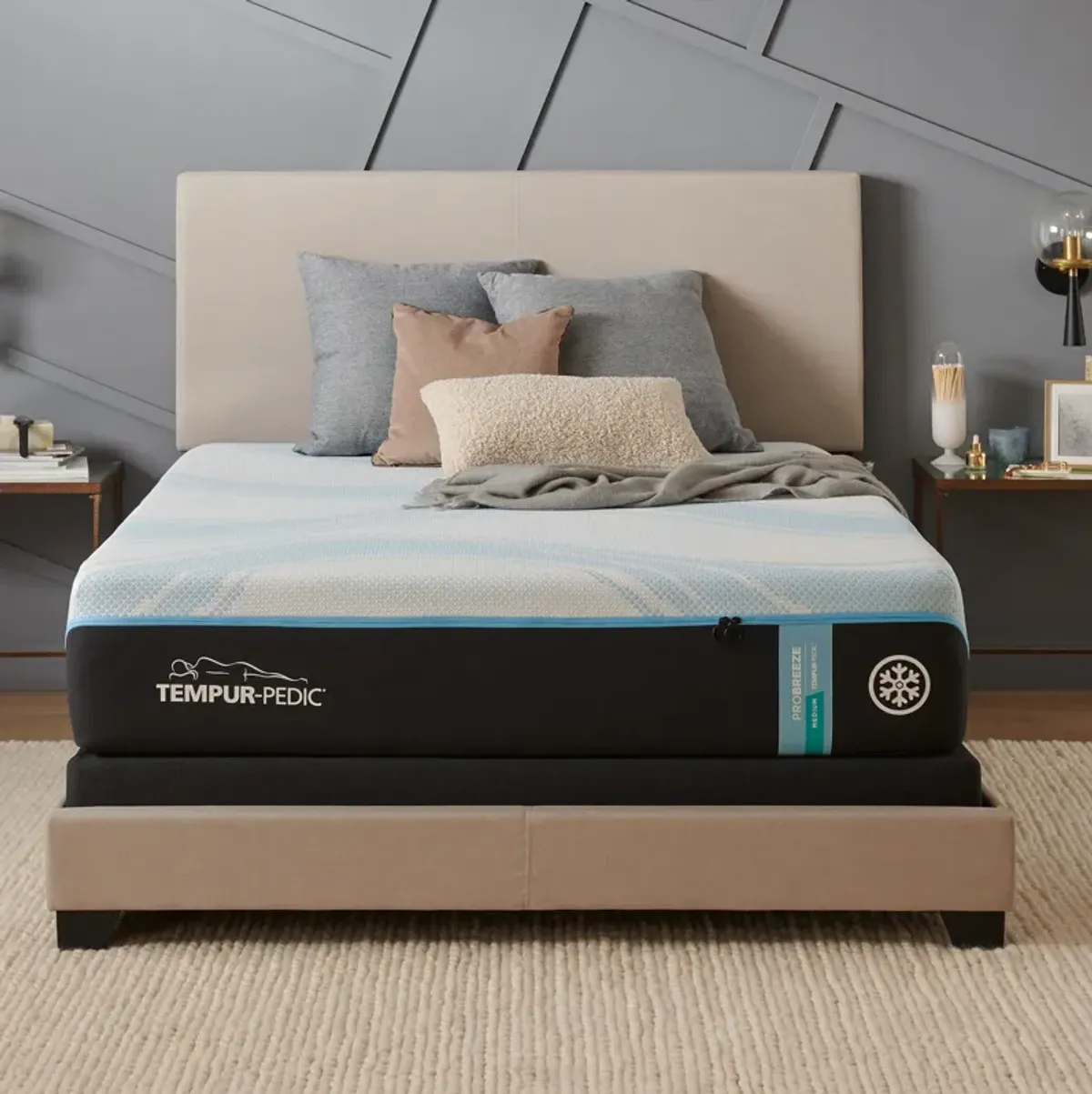 Tempur-Pedic | Twin XL TEMPUR-PRObreeze 2 Medium Mattress | Black