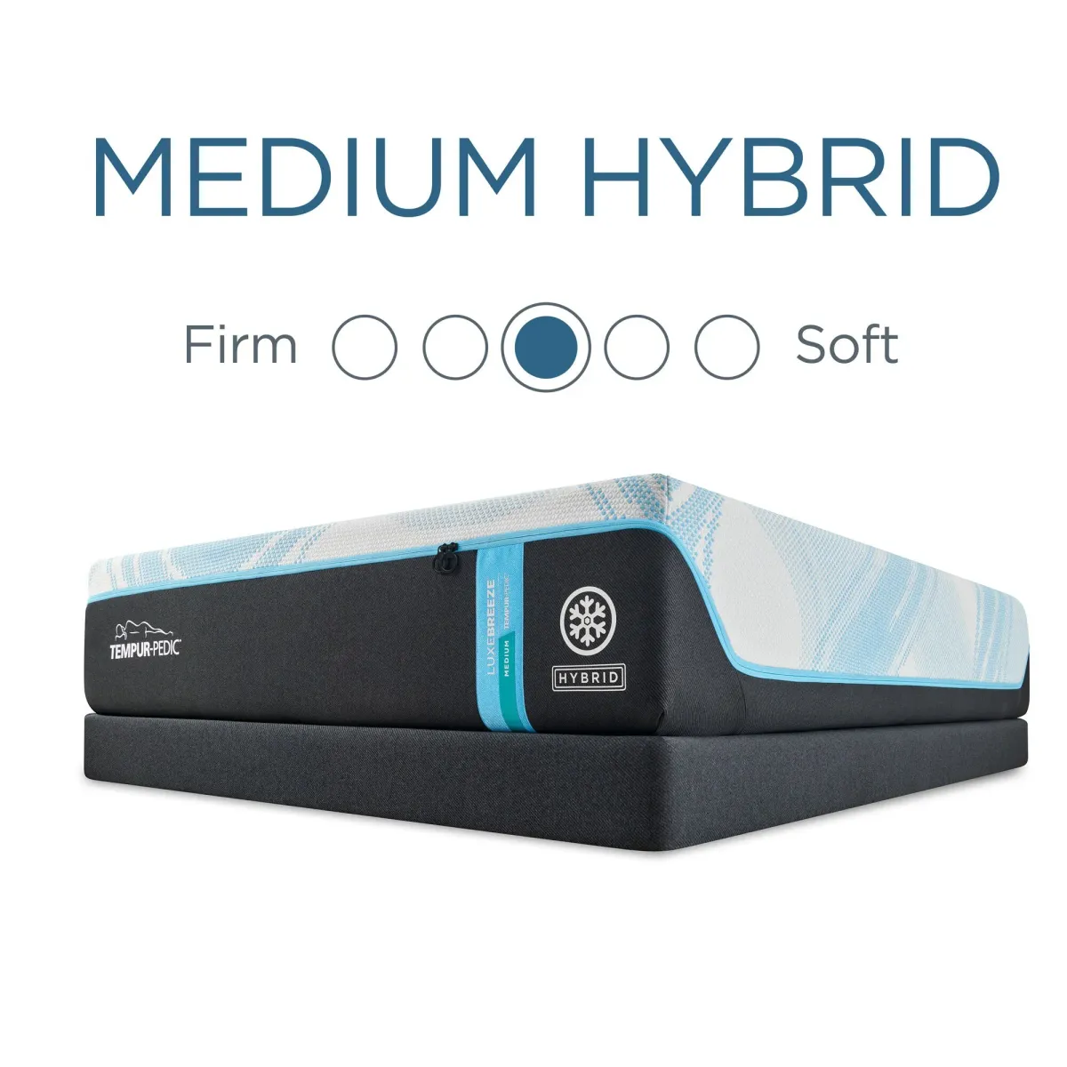 Tempur-Pedic TEMPUR-Luxe Breeze 2 Medium Hybrid Mattress