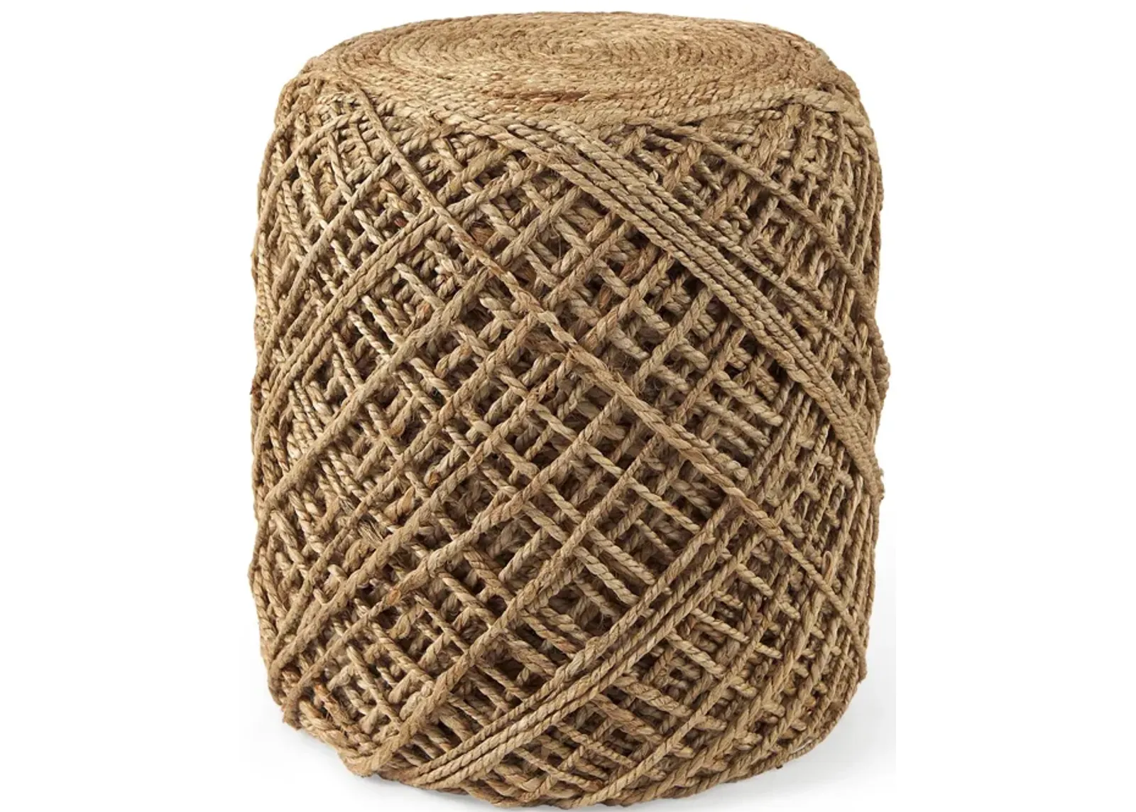 | Allium Round Pouf | Light Brown