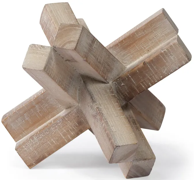 Mercana Furniture & Decor | Vega Small Wood Jack | Natural