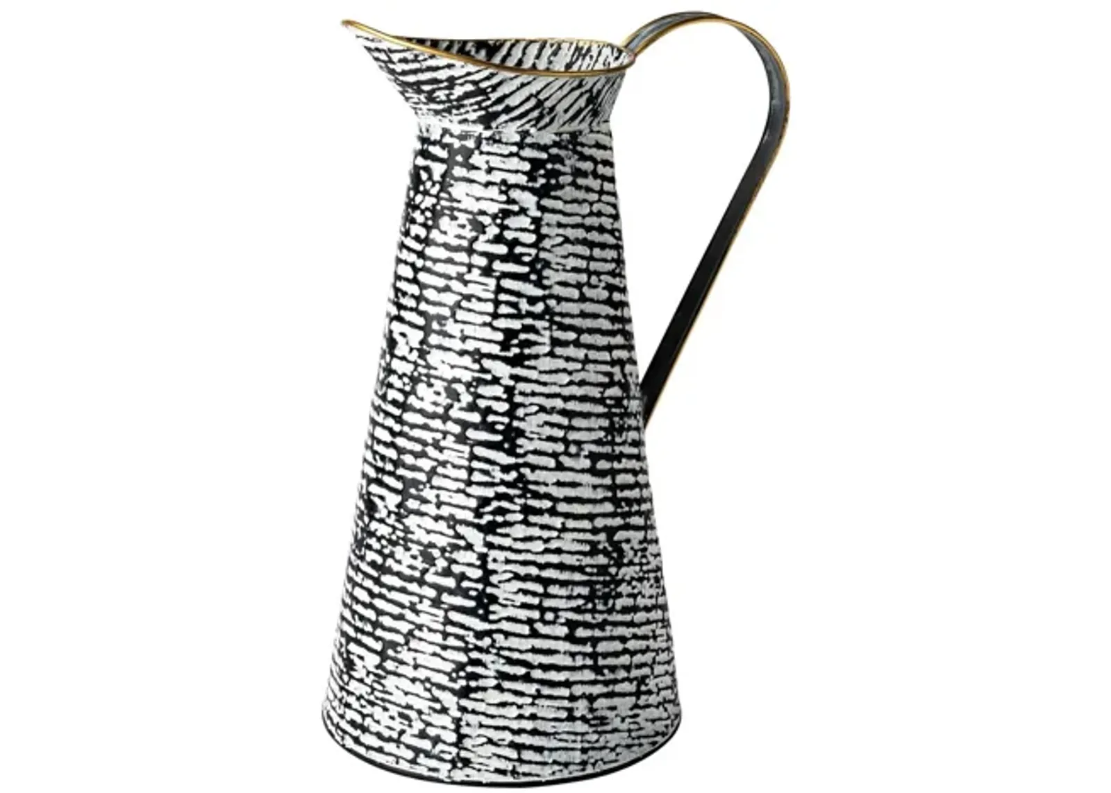 | Colette Small Patterned Vase | Black