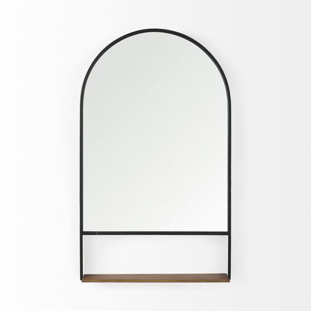 Cora Brown Arched Wall Mirror