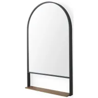 Cora Brown Arched Wall Mirror