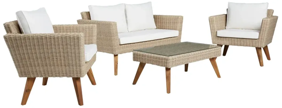 | Malibu 4 Piece Patio Set | Sand