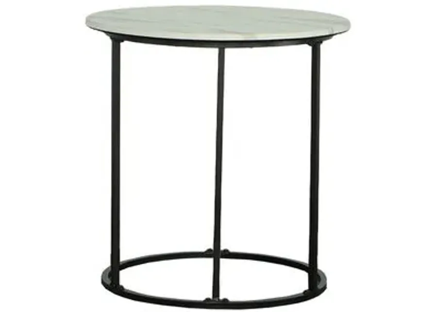 Domini Alabaster End Table