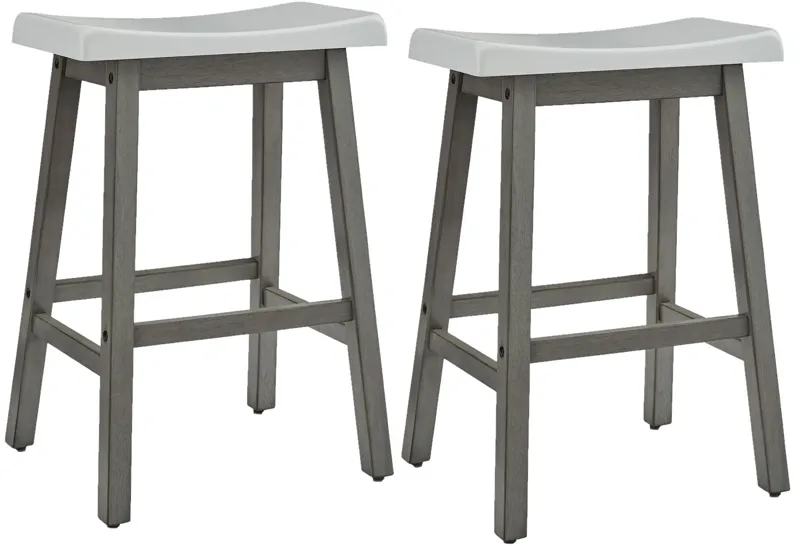 Progressive Furniture | Gateway Street Counter Stool | Gray