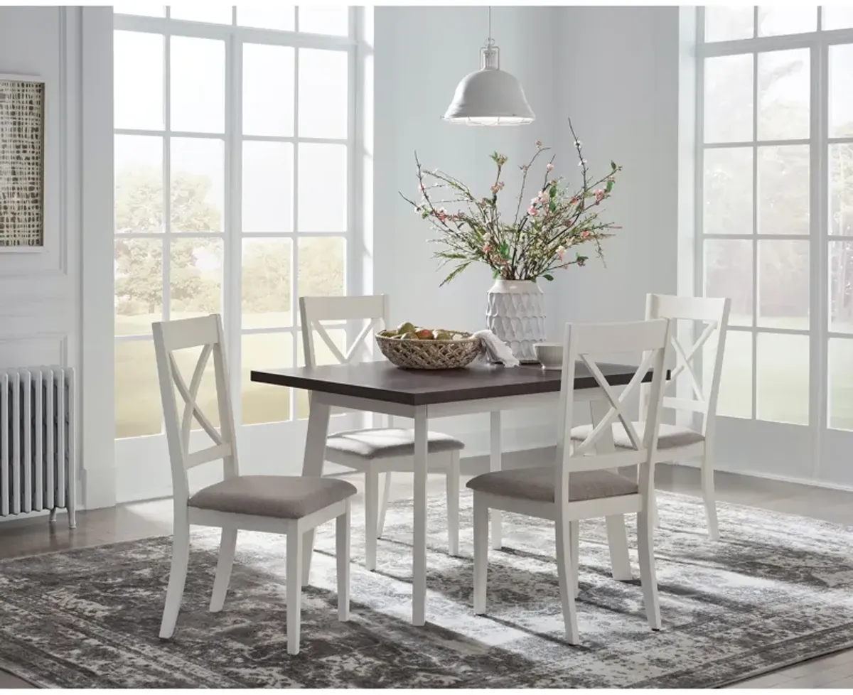 Salt And Pepper 5 Piece Dining Set