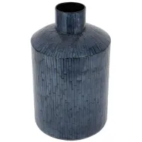 Capiz Blue Vase