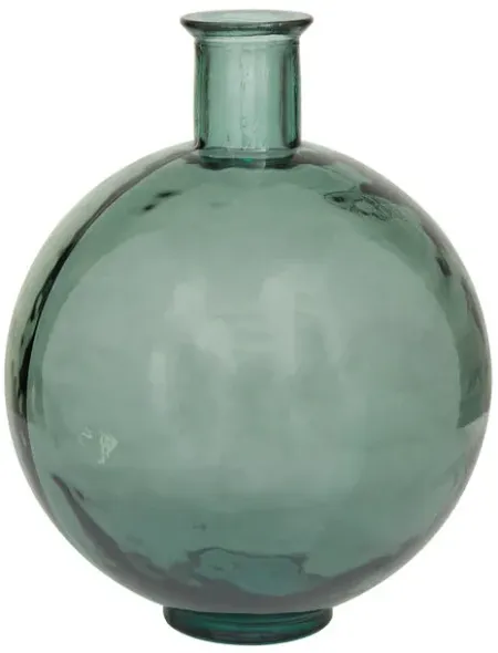 Elle Dark Green Medium Vase