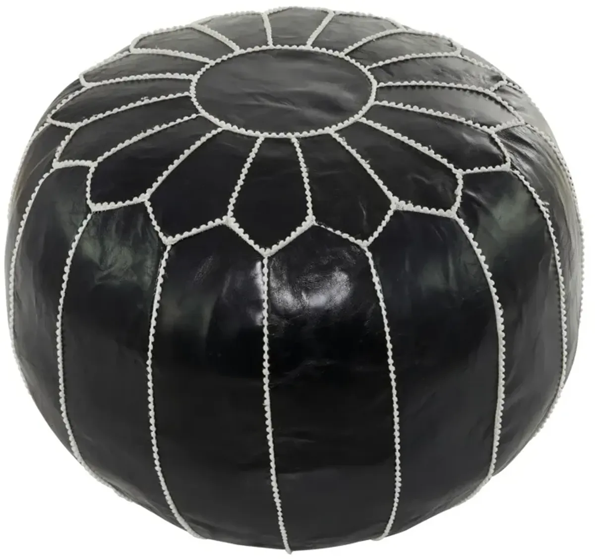 | Moroccan Pouf | Black