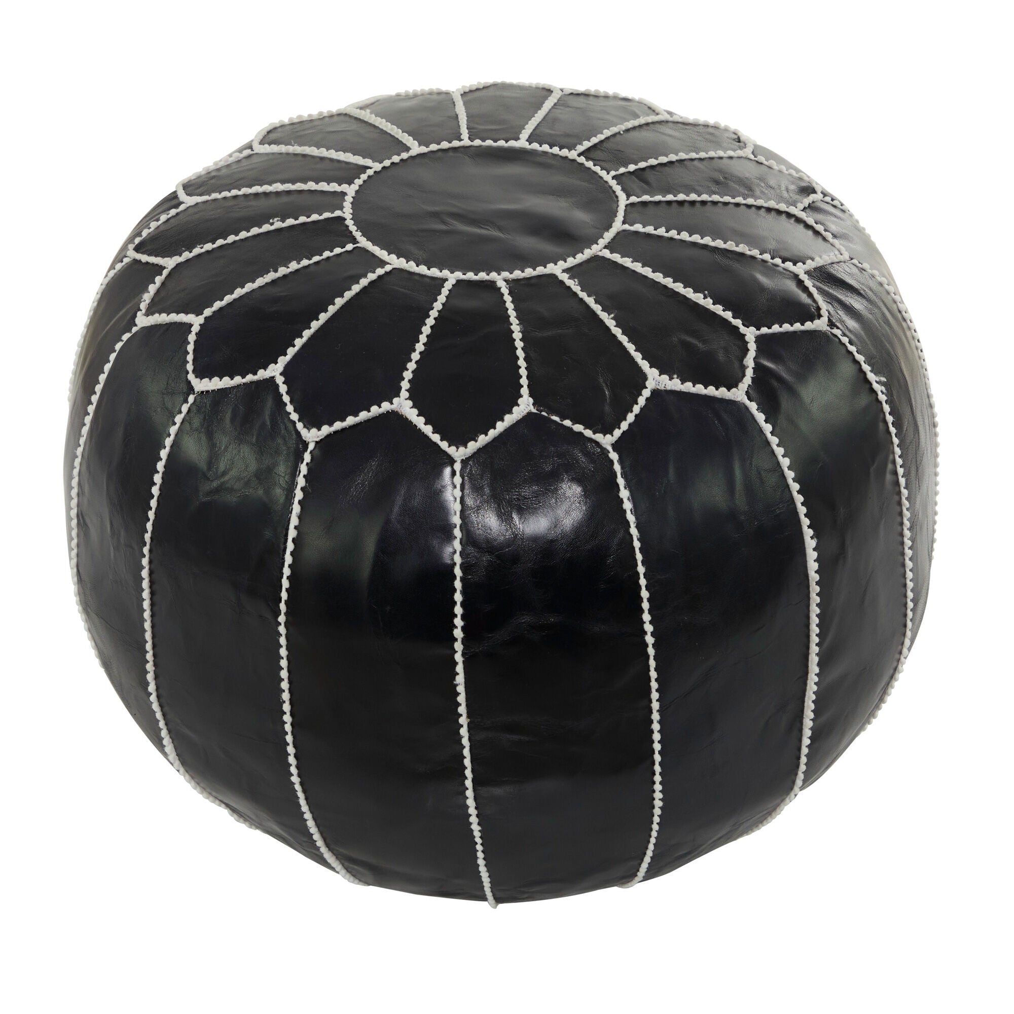 Uma Enterprises | Moroccan Pouf | Brown