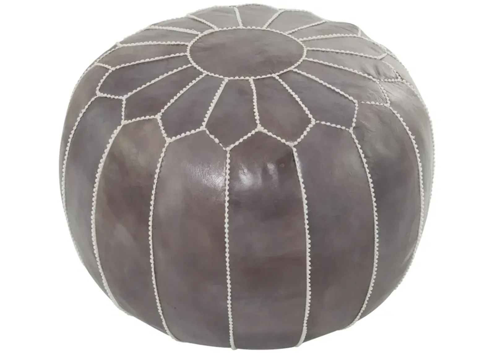 | Moroccan Pouf | Gray