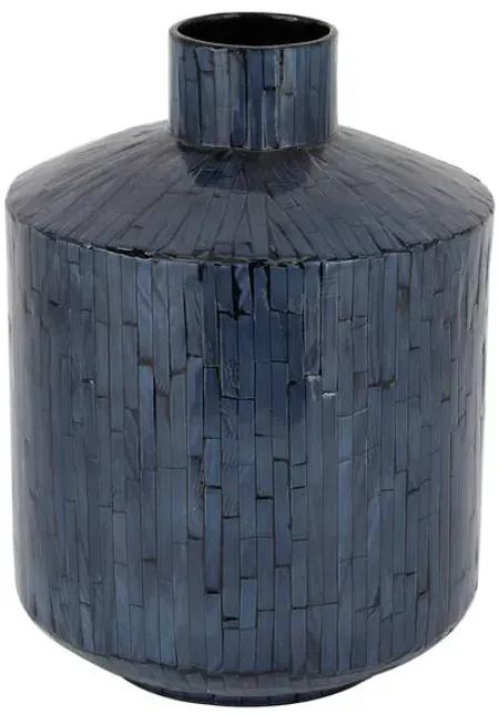 Bamboo Blue Vase