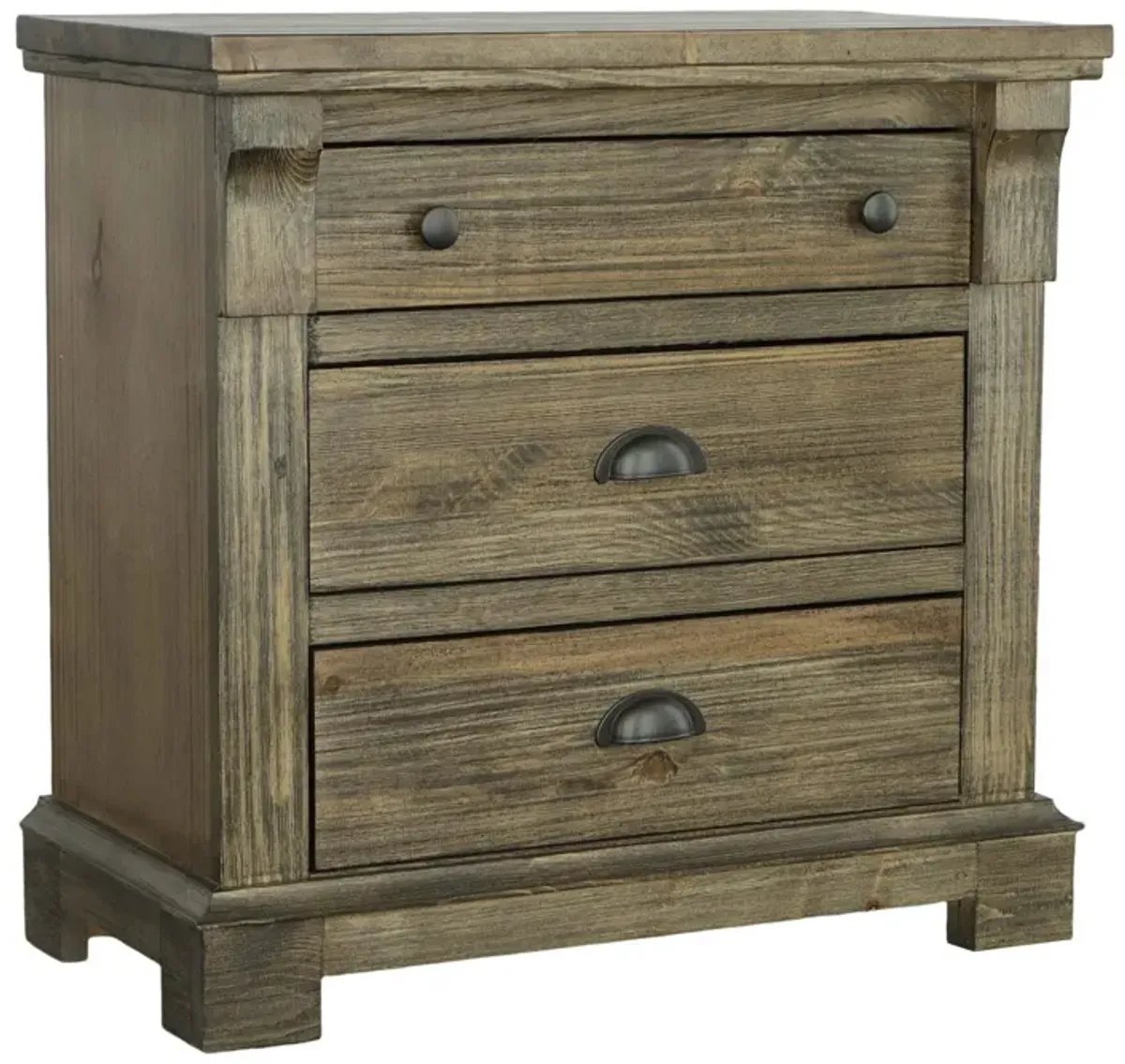 | Baldwin Nightstand | Weathered Gray